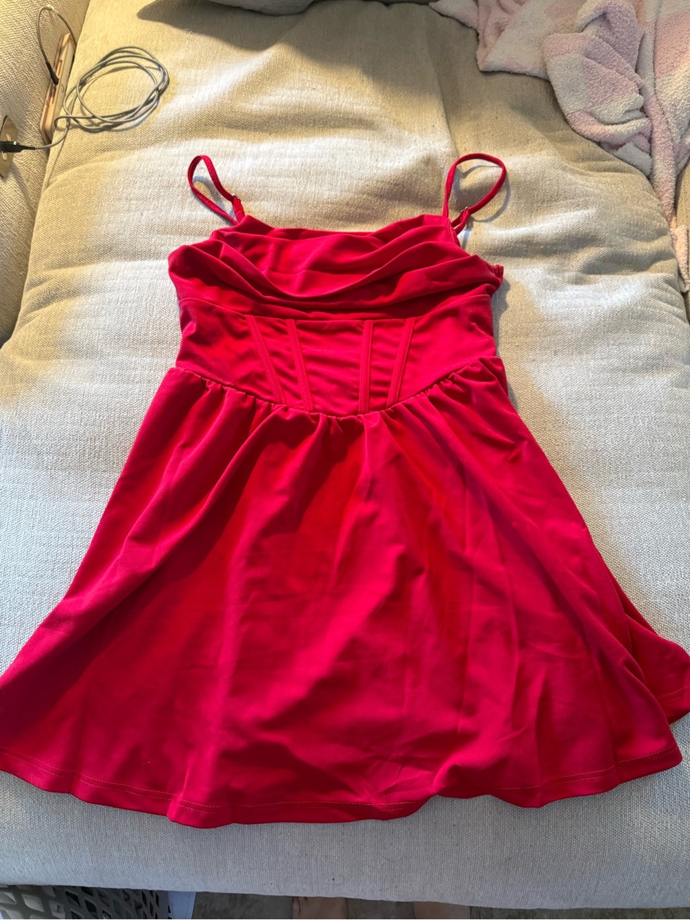 Red corset Dress